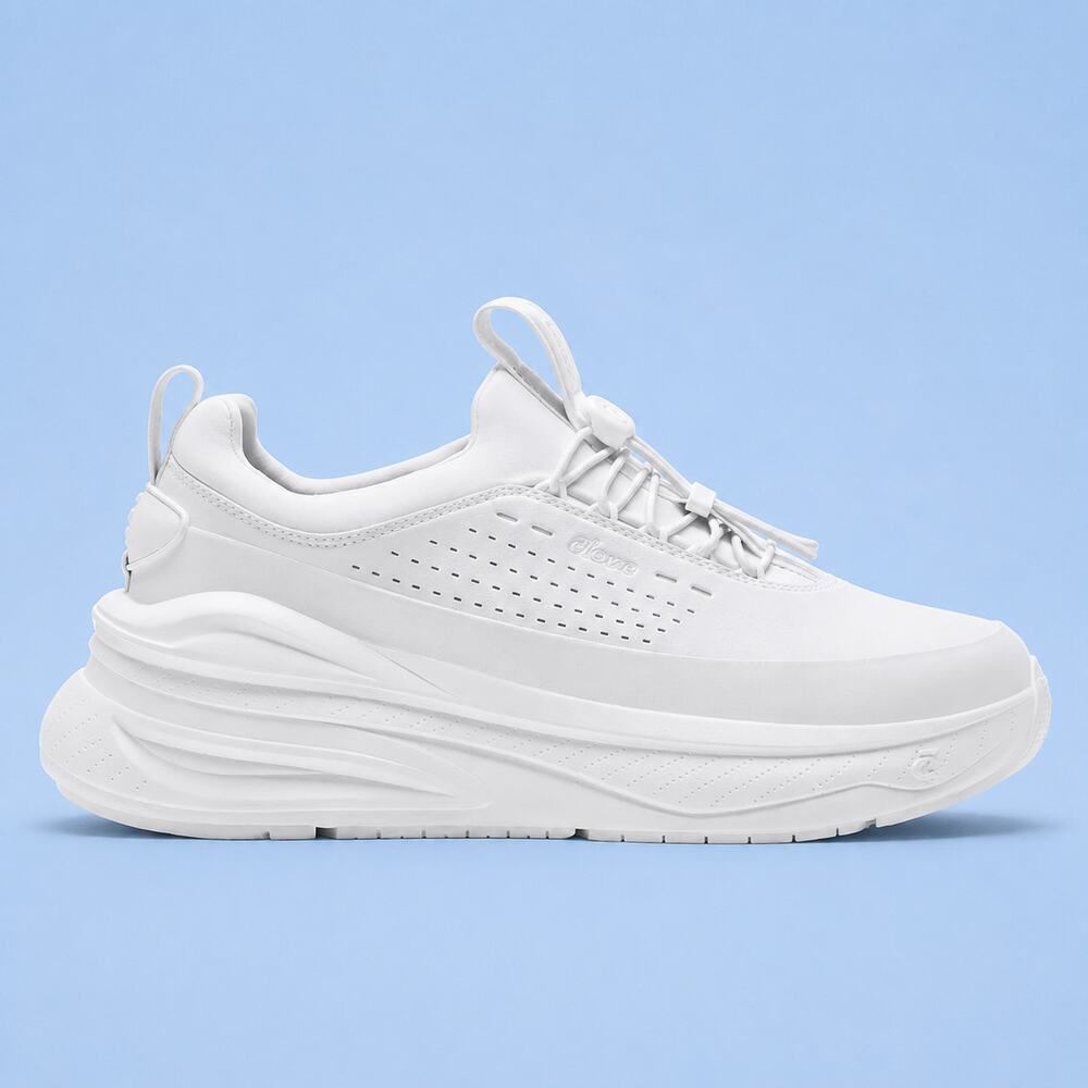 Clove Supercush Forte 2 Brilliant White Nursing Sneakers size W 13 M 11.5 New